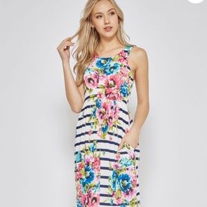 Jardin by Macris Floral Maxi Dress